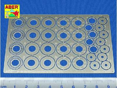 Standard slotted discs brakes dia. 13mm  - photo-etched parts - image 1