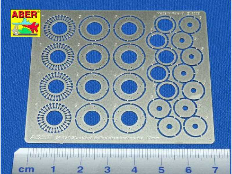 Standard drilled discs brakes dia. 12mm - photo-etched parts - image 1