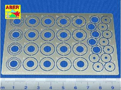 Standard slotted discs brakes dia. 12mm  - photo-etched parts - image 1