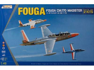 Fouga CM.170 Magister (pack of 2 kits) - image 1