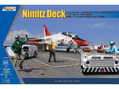 Nimitz Deck USN Deck + T-45 Goshawk and 3 GSE - image 1