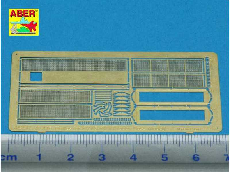 Grilles for tanks KV-1 & KV-2 - photo-etched parts      - image 1