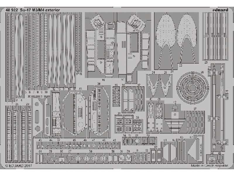 Su-17 M3/ M4 exterior 1/48 - Kitty Hawk - image 1