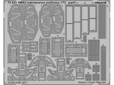 H8K2 maintenance platforms 1/72 - Hasegawa - image 1