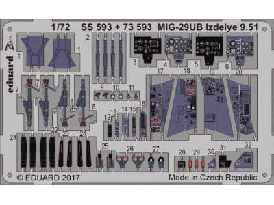 MiG-29UB Izdelye 9.51 1/72 - Trumpeter - image 1