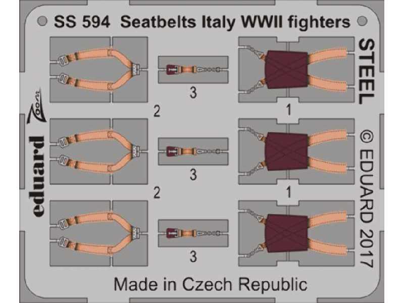 Seatbelts Italy WWII fighters STEEL 1/72 - image 1