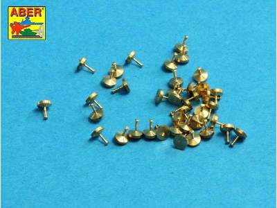 Turned rivets 0,9 x1,3 x 0,5mm 40 pcs. - image 1