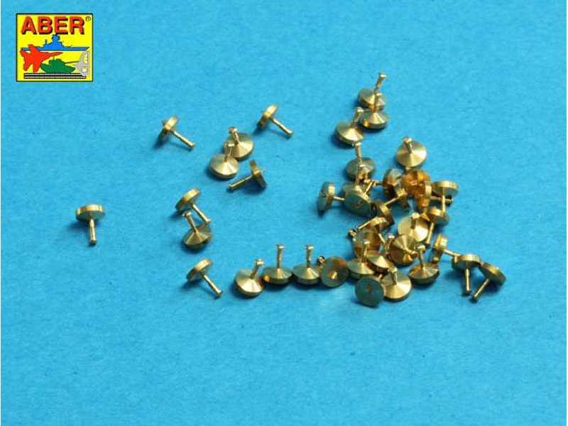 Turned rivets 0,9 x1,3 x 0,5mm 40 pcs. - image 1