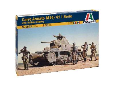 Carro Armato M14/41 l serie with Italian Infantry - image 2