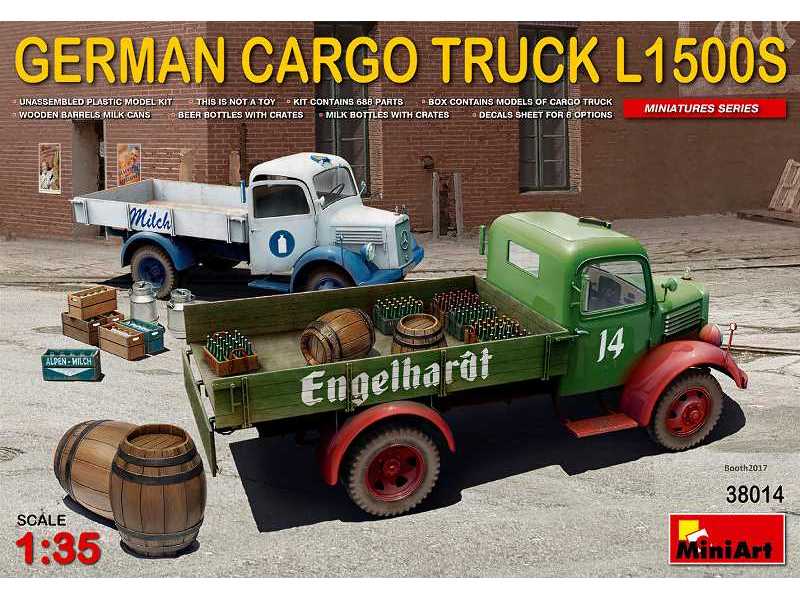 Mercedes-Benz L1500S German Cargo Truck - image 1