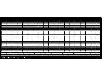 Ship railing - five horizontal bars - photo-etched parts - image 1