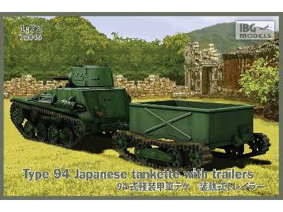Type 94 Japanese Tankette with trailer - image 1