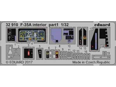 F-35A interior 1/32 - Italeri - image 1