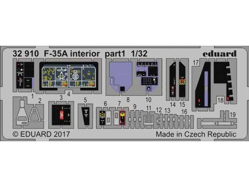 F-35A interior 1/32 - Italeri - image 1
