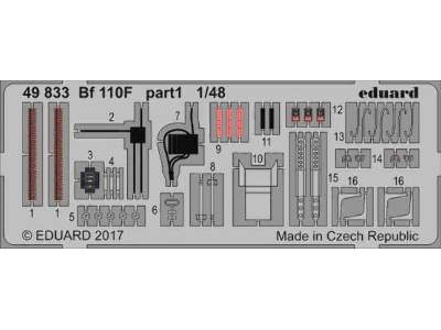 Bf 110F 1/48 - Eduard - image 1