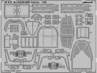 Su-25UB/ UBK interiér 1/48 - Smer - image 2