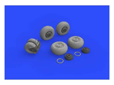 Su-34 wheels 1/48 - Hobby Boss - image 8