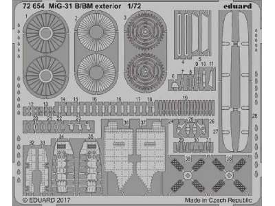 MiG-31B/ BM 1/72 - Trumpeter - image 1