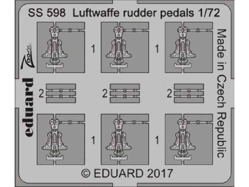 Luftwaffe rudder pedals 1/72 - image 1