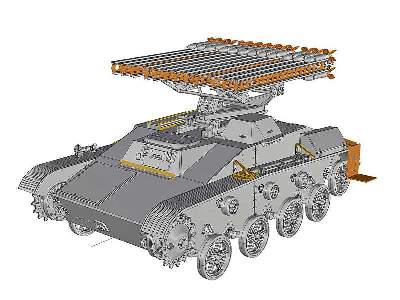 BM-8-24 multiple rocket launcher on T-60 chassis - image 9