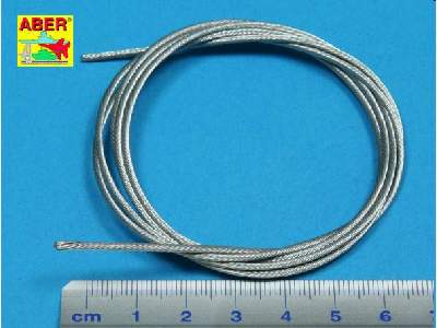 Stainless Steel Towing Cables dia 1,5 mm, 1 m long  - image 1