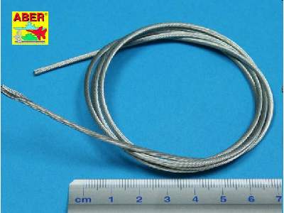 Stainless Steel Towing Cables dia 2,0 mm, 1 m long  - image 1