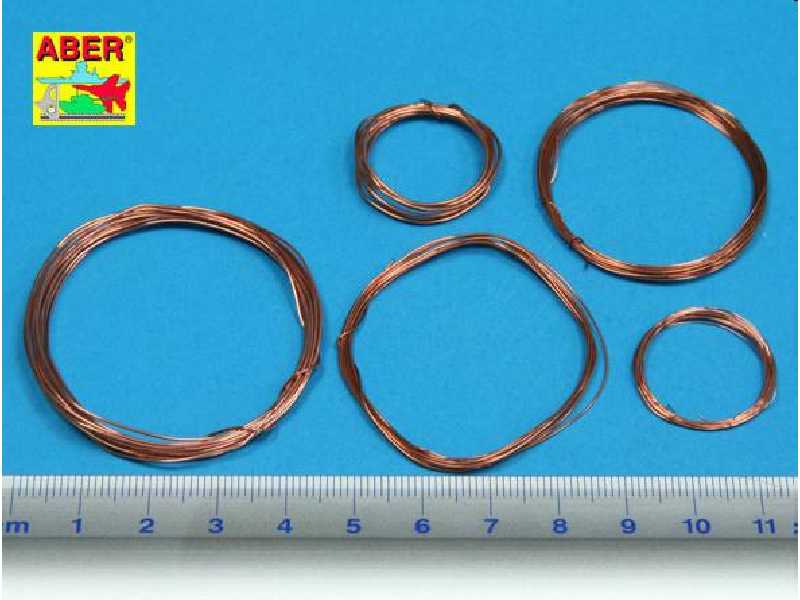 Wires set (diameter 0,2; 0,3; 0,4; 0,5; 0,6 mm, length 1m each) - image 1 Wires set (diameter 0,2; 0,3; 0,4; 0,5; 0,6 mm, length 1m each) - image 1