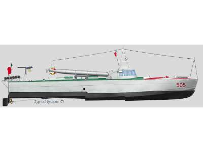 Italian Motorboat MAS 505 - image 1