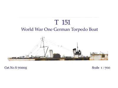 T 151 World War One German Torpedo Boat - image 1