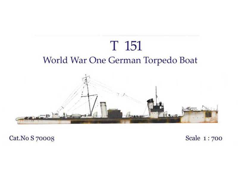 T 151 World War One German Torpedo Boat - image 1