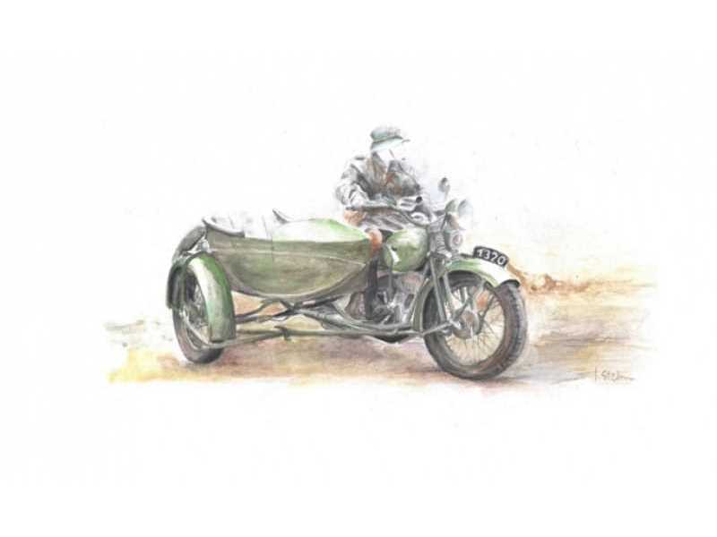 HEAVY MOTORCYCLE M111 SOKÓŁ(FALCON)1000 with SIDE CAR - image 1