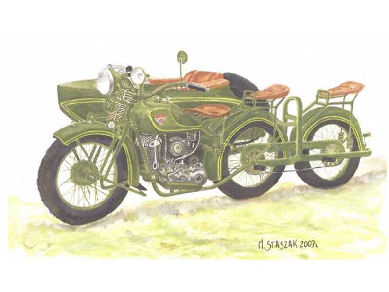 HEAVY MOTORCYCLES M111 SOKÓŁ (FALCON) 1000 TYPE T with SIDE CAR - image 1