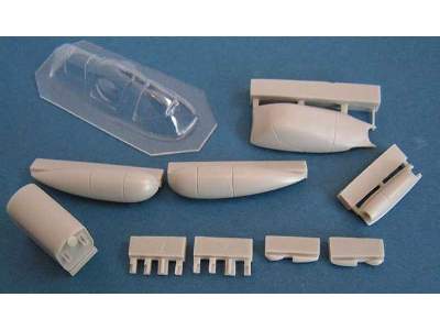 Spitfire PR. ID + vacu canopy for Airfix - image 1