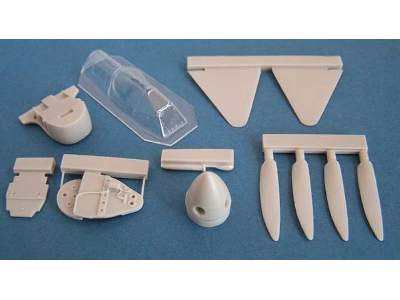 Spitfire HF. VI + vacu canopy + decal sheet for Airfix - image 1
