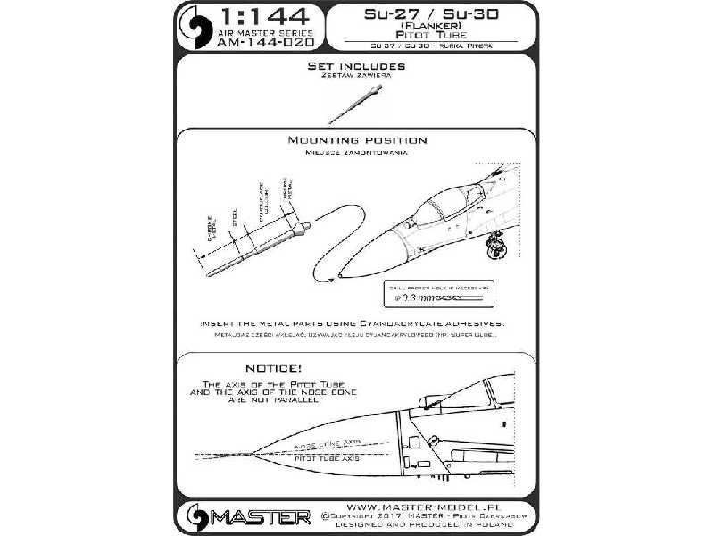 Su-27/Su-30 (Flanker) - Rurka Pitota - image 1