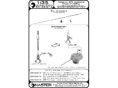 Antena Comrod VHF3088VM - używana na KTO Rosomak i innych pojazd - image 1