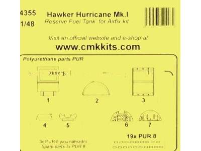 Hawker Hurricane Mk.I - Reserve Fuel Tank for Airfix kit - image 4