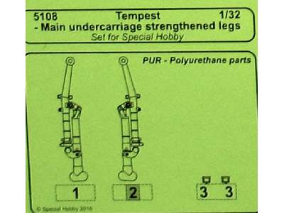 Tempest - Main undercarriage strengthened legs - image 4