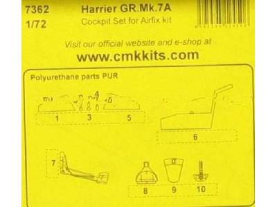 Harrier GR.Mk.7A Cockpit set for Airfix - image 4