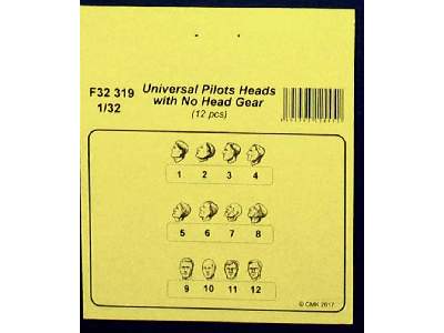 Universal Pilot Heads with no head gear (12pcs) - image 5