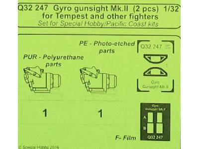 Gyro gunsight Mk.II - for late Tempest and other fighters - image 4
