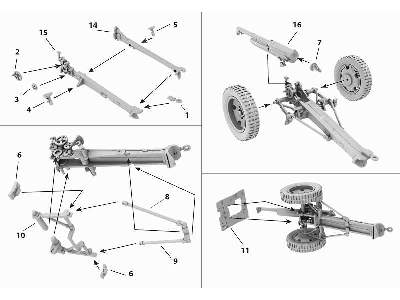 Polish field gun 75mm Schneider wz. 1897 on DS wheels - image 3