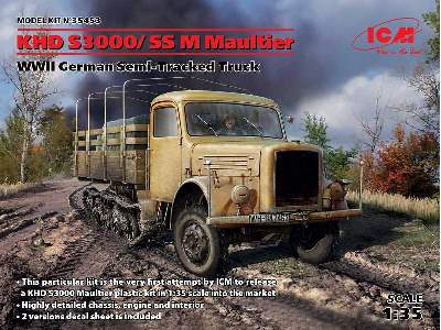 KHD S3000/SS M Maultier, WWII German Semi-Tracked Truck - image 13