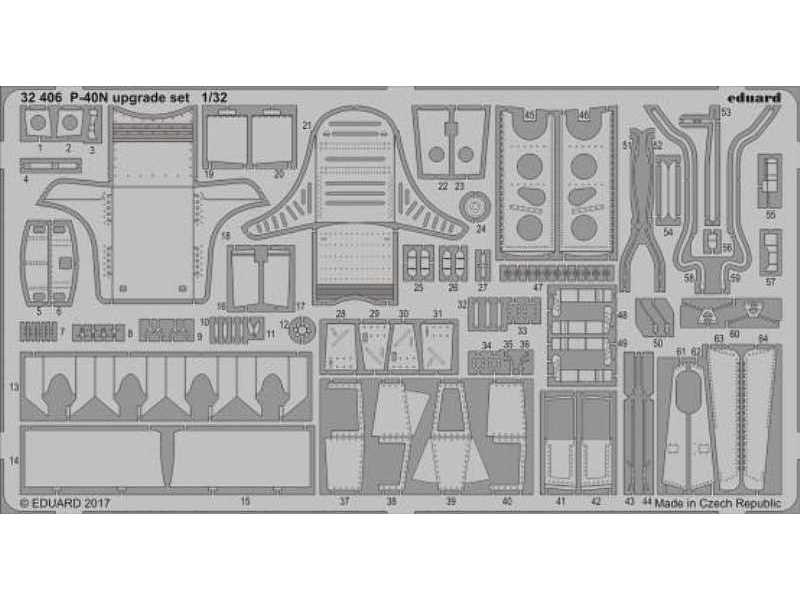 P-40N upgrade set 1/32 - Eduard - image 1