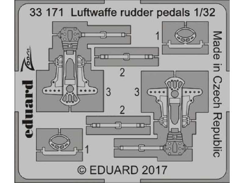 Luftwaffe rudder pedals 1/32 - image 1