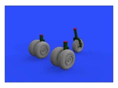 He 219 wheels 1/48 - Tamiya - image 7