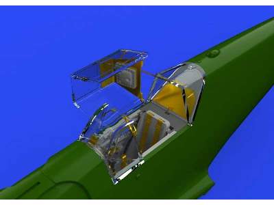 Bf 109F cockpit w/  early seat 1/48 - Eduard - image 1
