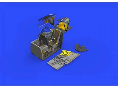Bf 109F cockpit w/  early seat 1/48 - Eduard - image 4