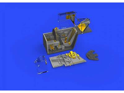 Bf 109F cockpit w/  early seat 1/48 - Eduard - image 5