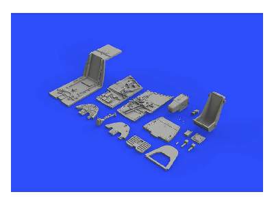 Bf 109F cockpit w/  early seat 1/48 - Eduard - image 9